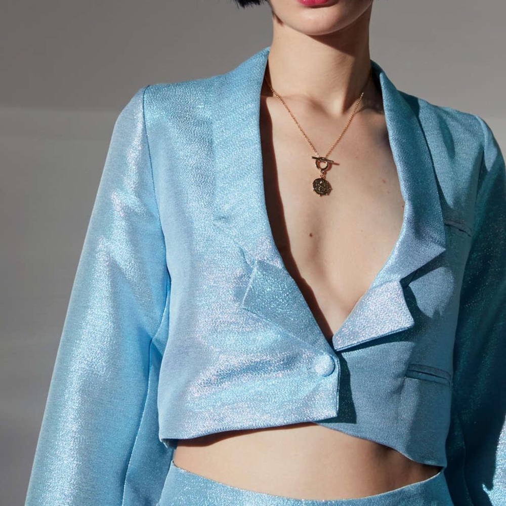 NWT For Love & Lemons Cropped Blazer